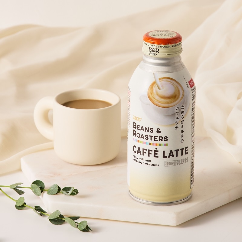 【アウトレット】＜ケース＞UCC BEANS & ROASTERS カフェラテ リキャップ缶375g×24本