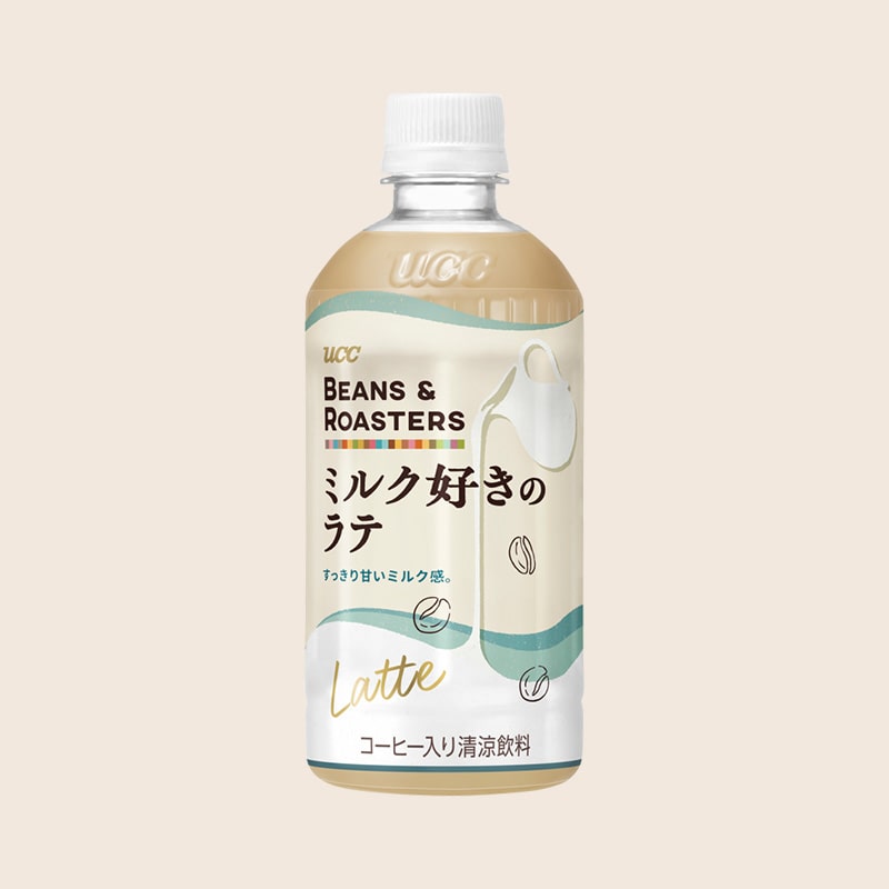 【アウトレット】UCC BEANS & ROASTERS ミルク好きのラテ PET450ml