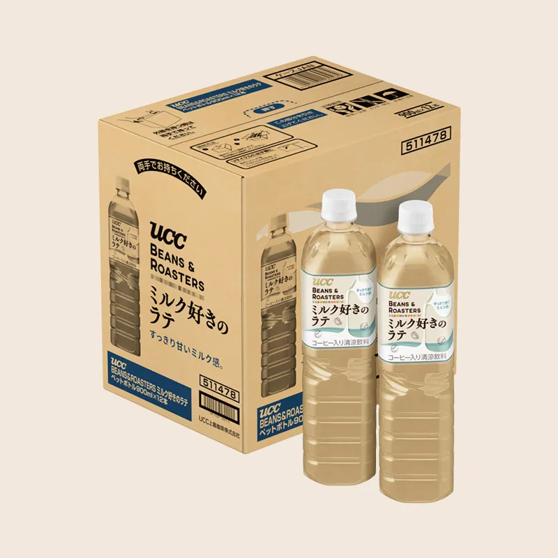 【期間限定】【ケース】UCC BEANS & ROASTERS ミルク好きのラテ PET900ml×12本