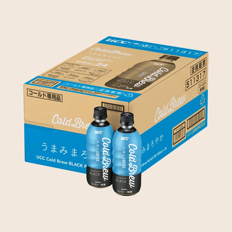 【アウトレット】＜ケース＞ Cold Brew BLACK PET500ml×24本