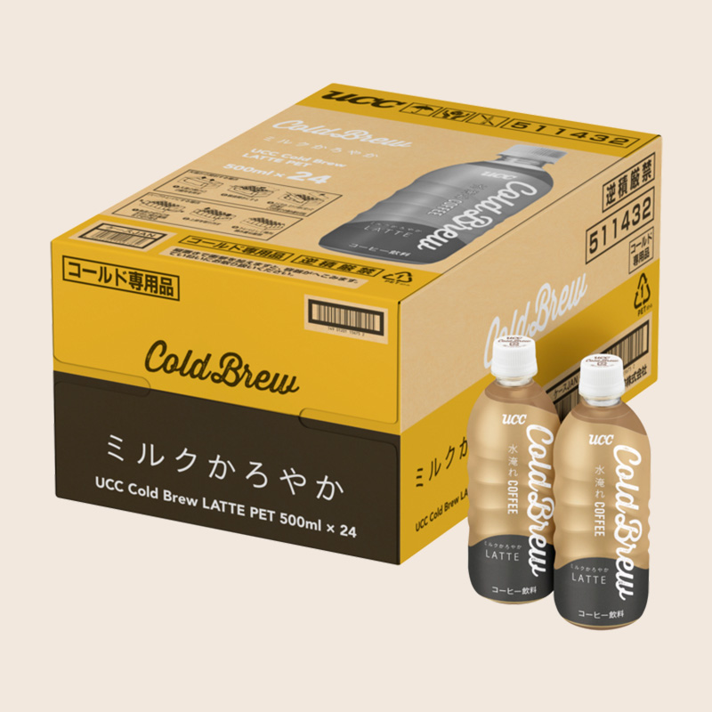 【ケース】UCC Cold Brew LATTE PET500ml×24本