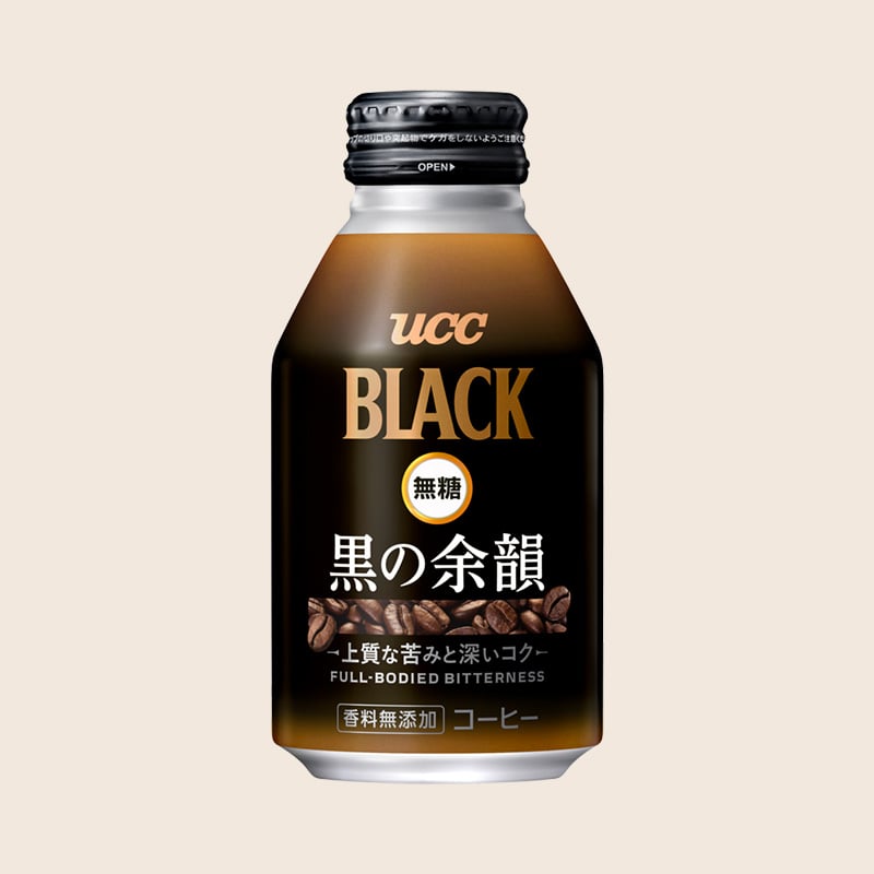 UCC BLACK無糖 黒の余韻 リキャップ缶275g