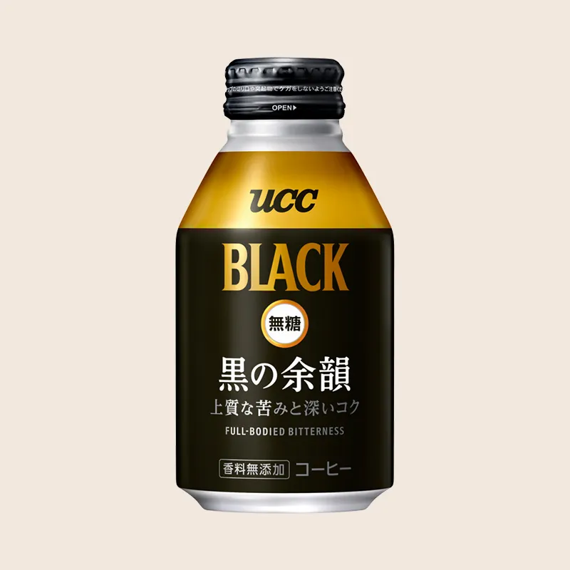 UCC BLACK無糖 黒の余韻 リキャップ缶275g