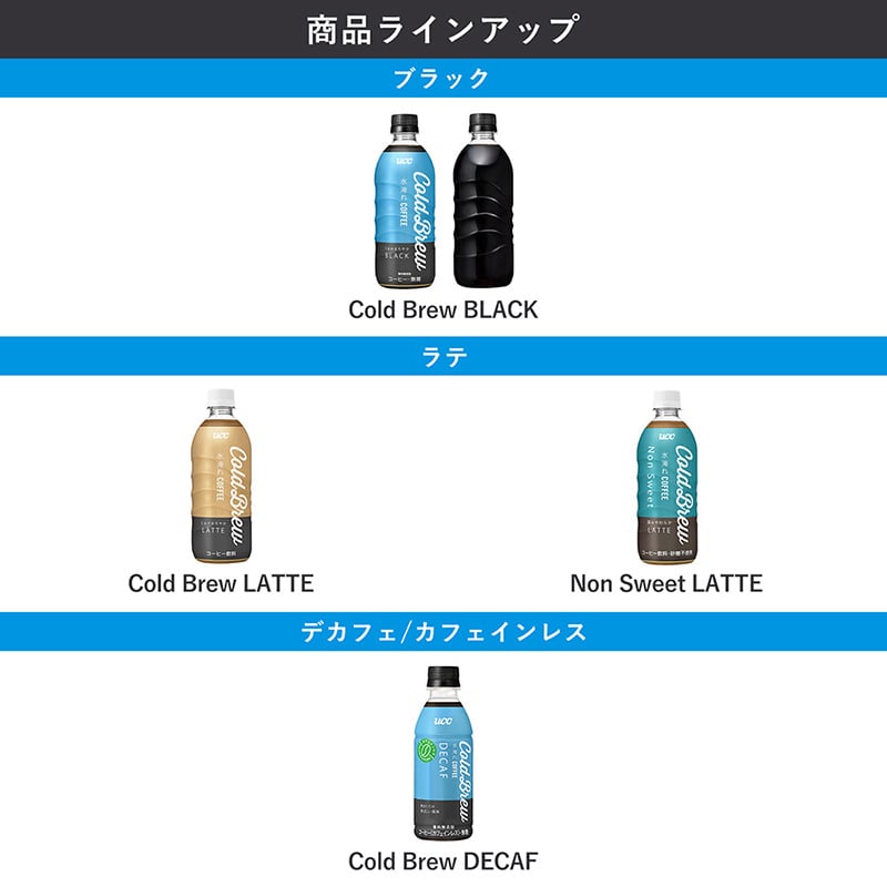 UCC Cold Brew DECAF PET270ml