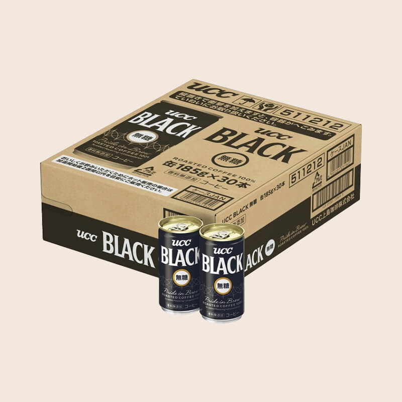 ケース】UCC BLACK無糖 缶185g×30本 | UCC公式オンラインストア 
