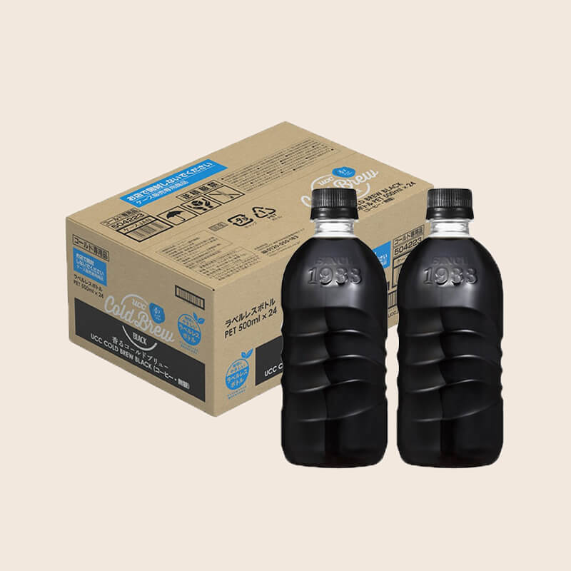 ケース】UCC COLD BREW BLACK ラベルレスボトル PET500ml×24本（EC限定） | UCC公式オンラインストア