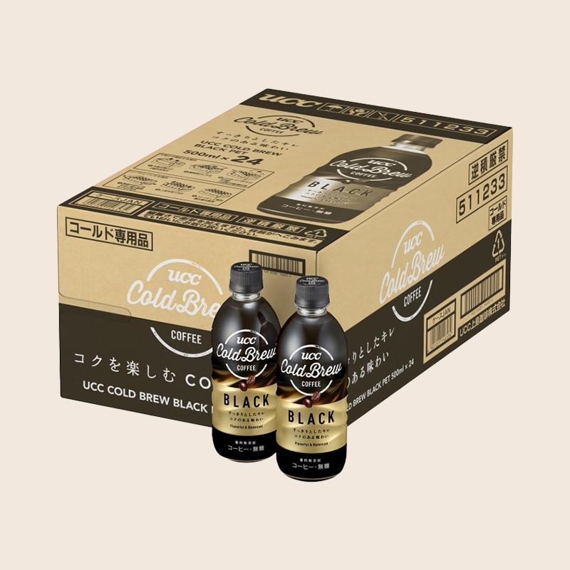 【アウトレット】【ケース】COLD BREW BLACK PET500ml×24本