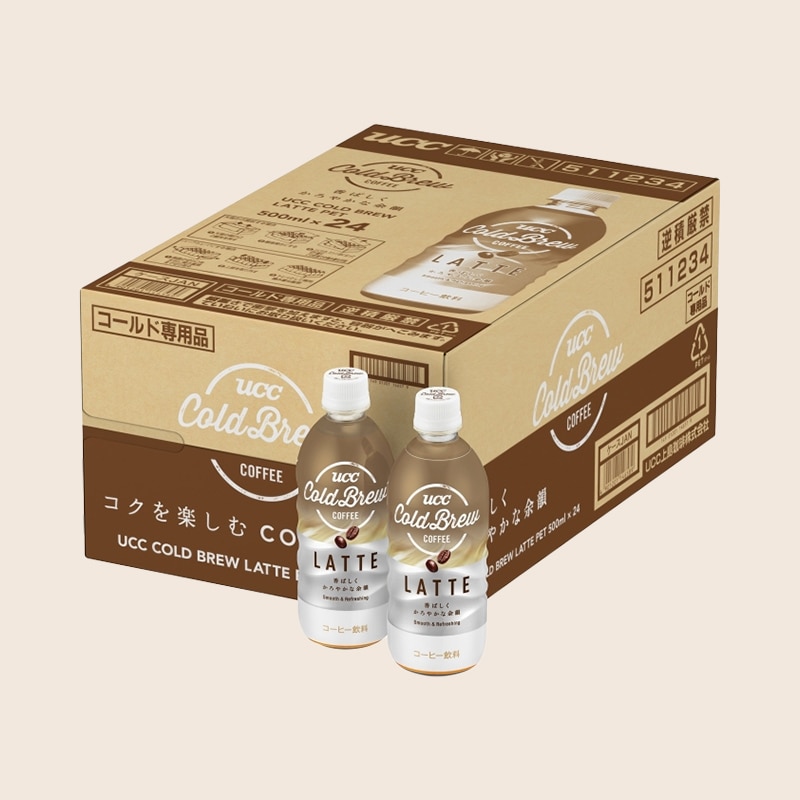 【アウトレット】【ケース】COLD BREW LATTE PET500ml×24本