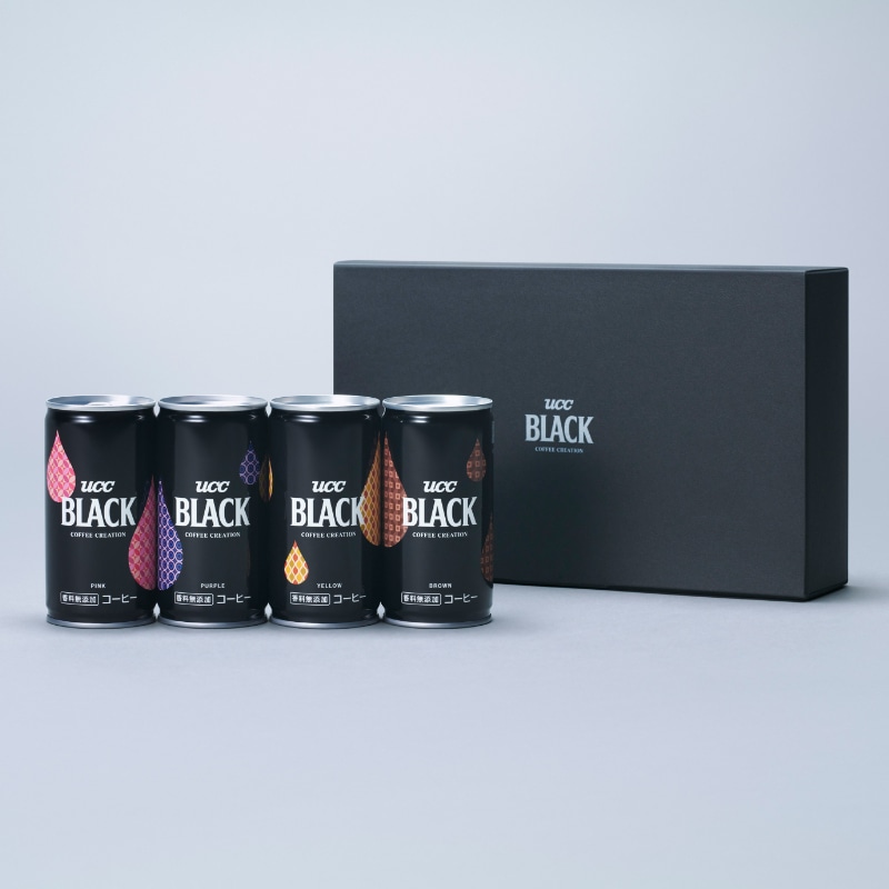 限定販売】UCC BLACK無糖 COFFEE CREATION缶 185g 4種アソート | UCC