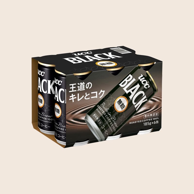 ケース】UCC BLACK無糖 缶 185g 6缶パック×5個 | UCC公式オンライン 