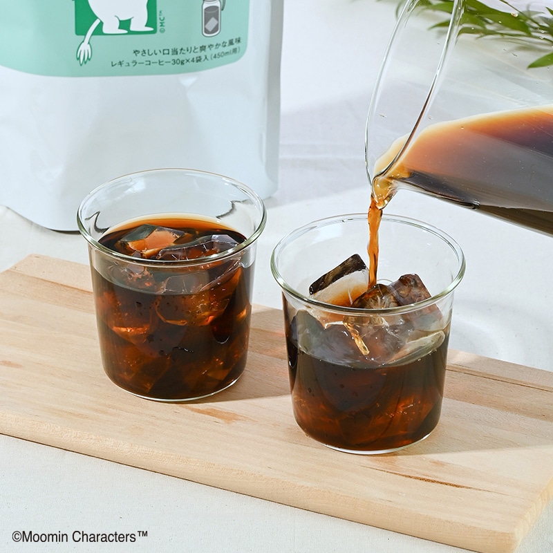 【アウトレット】＜数量限定＞CAFE@HOME ムーミン谷 水淹れアイスコーヒー 4袋（80周年デザイン）