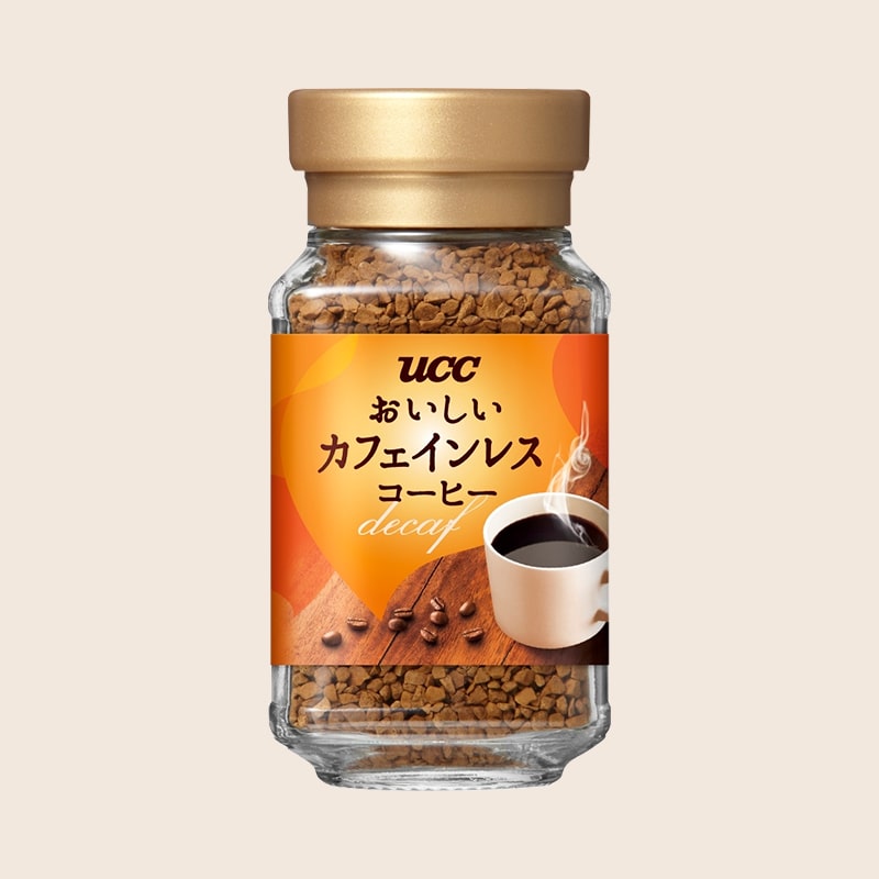 UCC おいしいカフェインレスコーヒー 瓶45g インスタントコーヒー