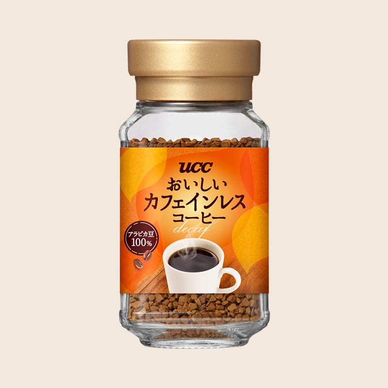 UCC おいしいカフェインレスコーヒー 瓶45g インスタントコーヒー