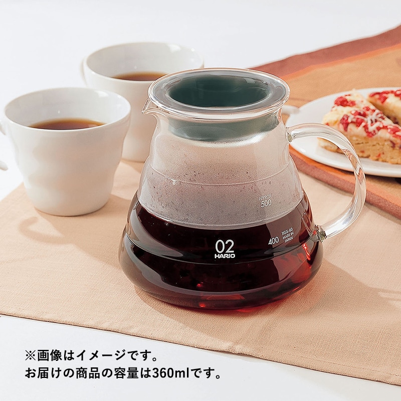 HARIO V60 グラスサーバー 360 クリア