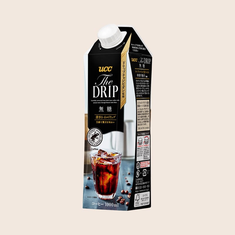 ケース】UCC THE DRIP 無糖 1000ml×12本 | UCC公式オンラインストア