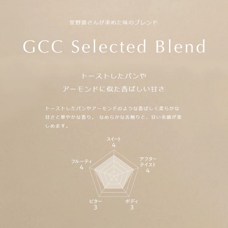 GCC Selected Blend 180g（豆） | UCC公式オンラインストア