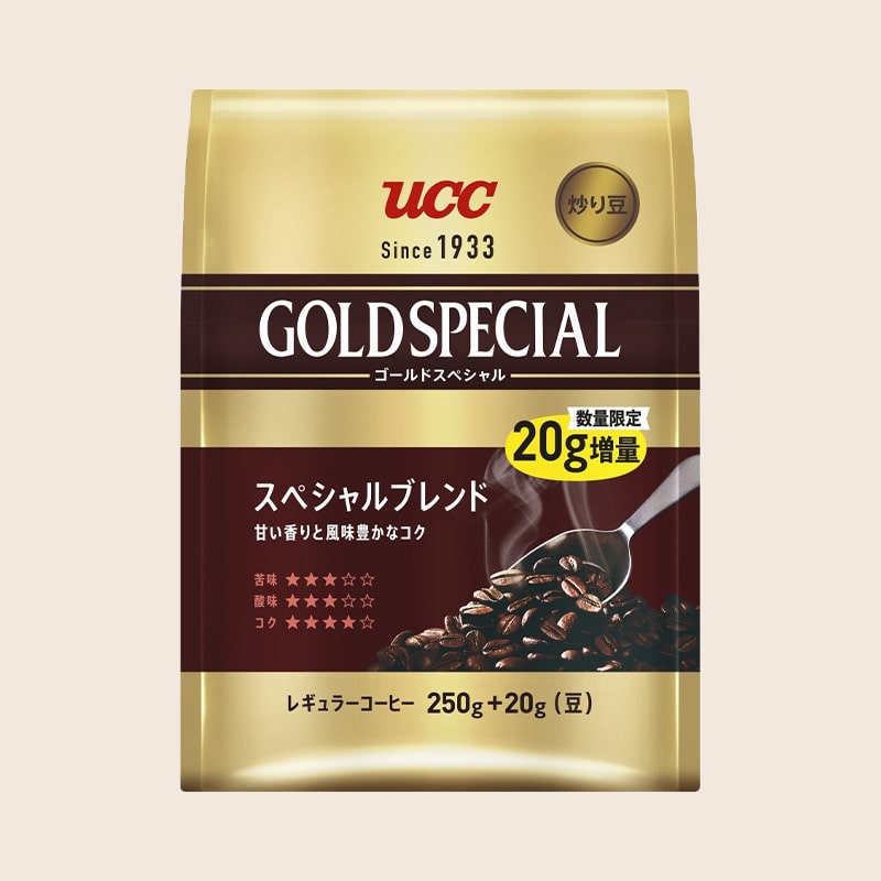 【数量限定】UCC ゴールドスペシャル 炒り豆 スペシャルブレンド 250g+20g 増量（豆）