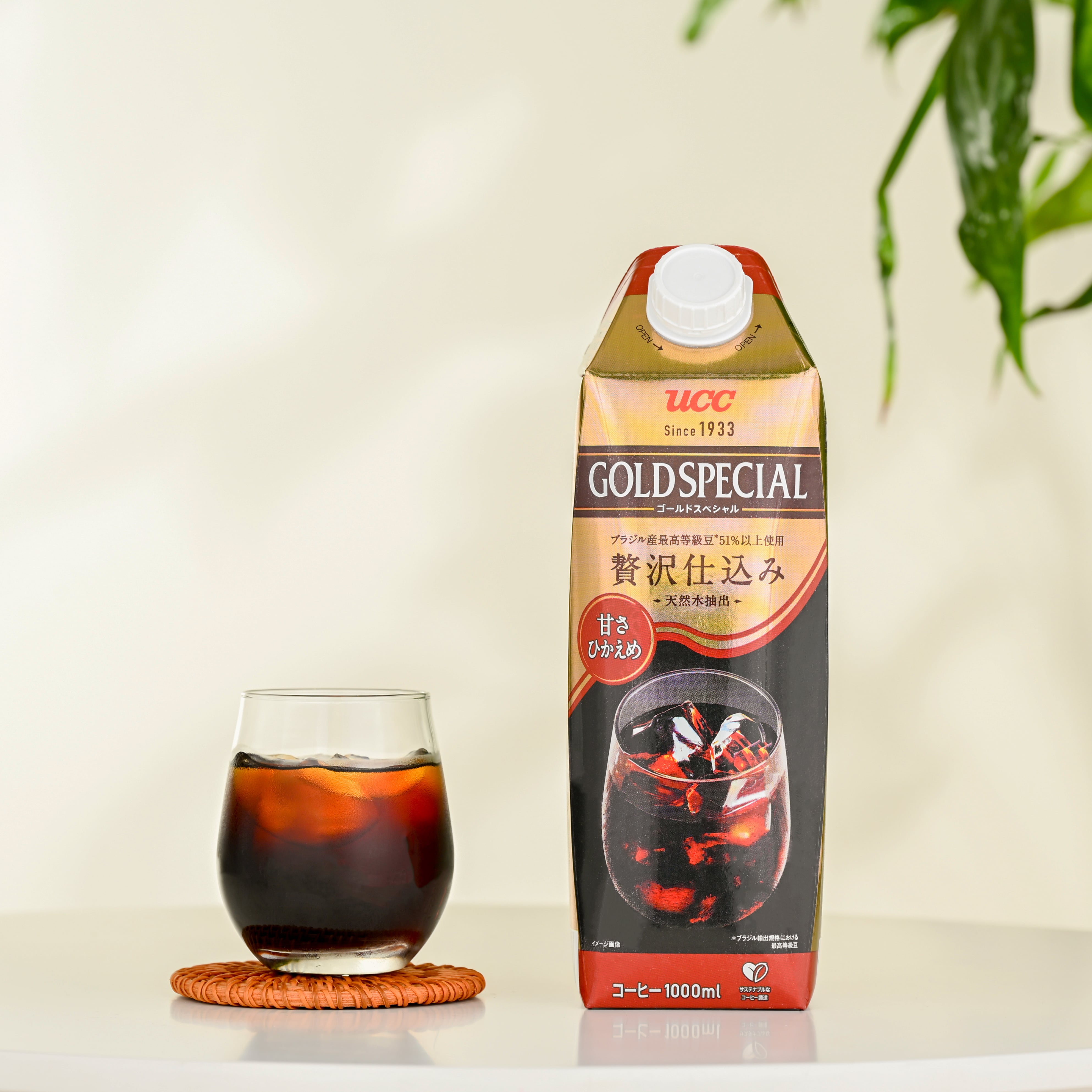 【ケース】UCC ゴールドスペシャル 甘さひかえめ 1000ml×12本（リキッドコーヒー）