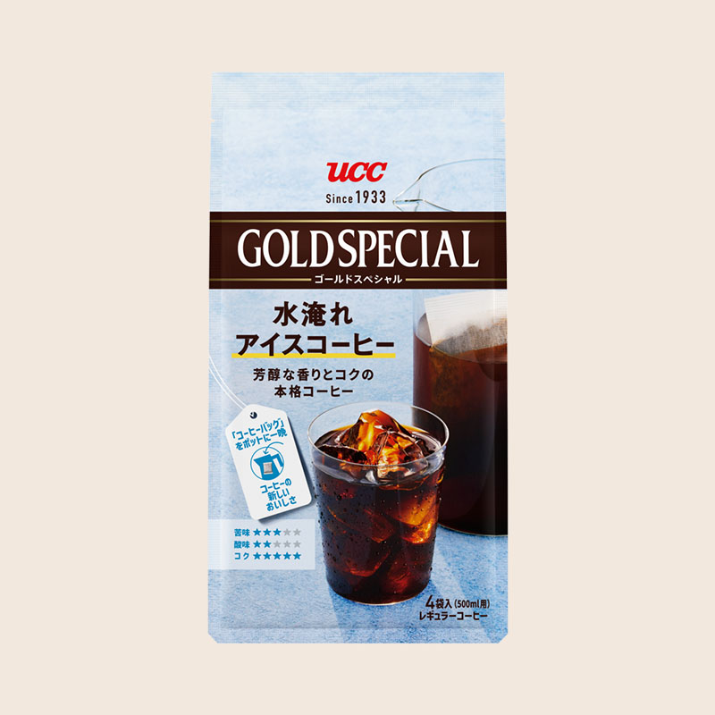 UCC ゴールドスペシャル コーヒーバッグ 水淹れアイスコーヒー 4袋