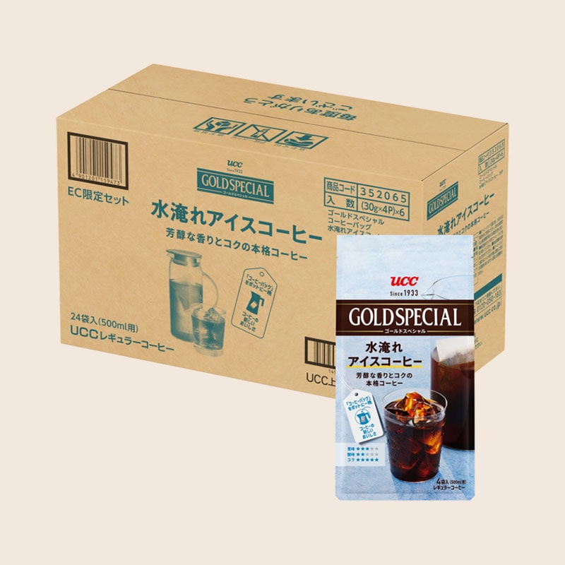 【EC限定】 UCC ゴールドスペシャル コーヒーバッグ 水淹れアイスコーヒー 24P