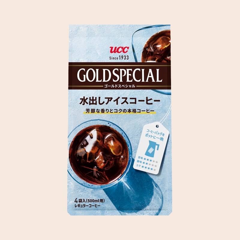 UCC ゴールドスペシャル コーヒーバッグ 水出しアイスコーヒー 4P