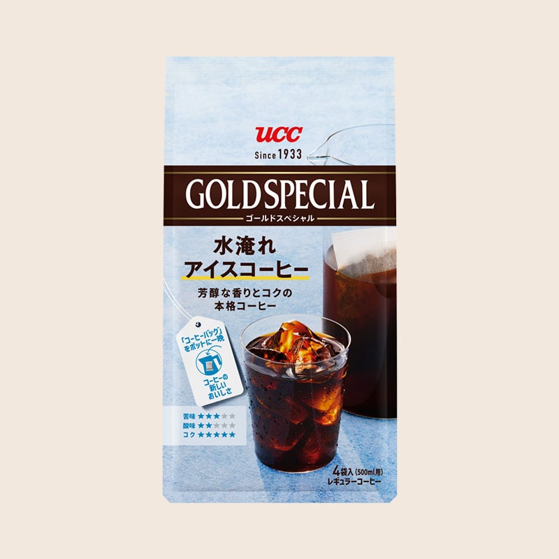 【アウトレット】25%OFF！＜ケース＞UCC ゴールドスペシャル コーヒーバッグ 水淹れアイスコーヒー 48杯分（4袋入×12個）