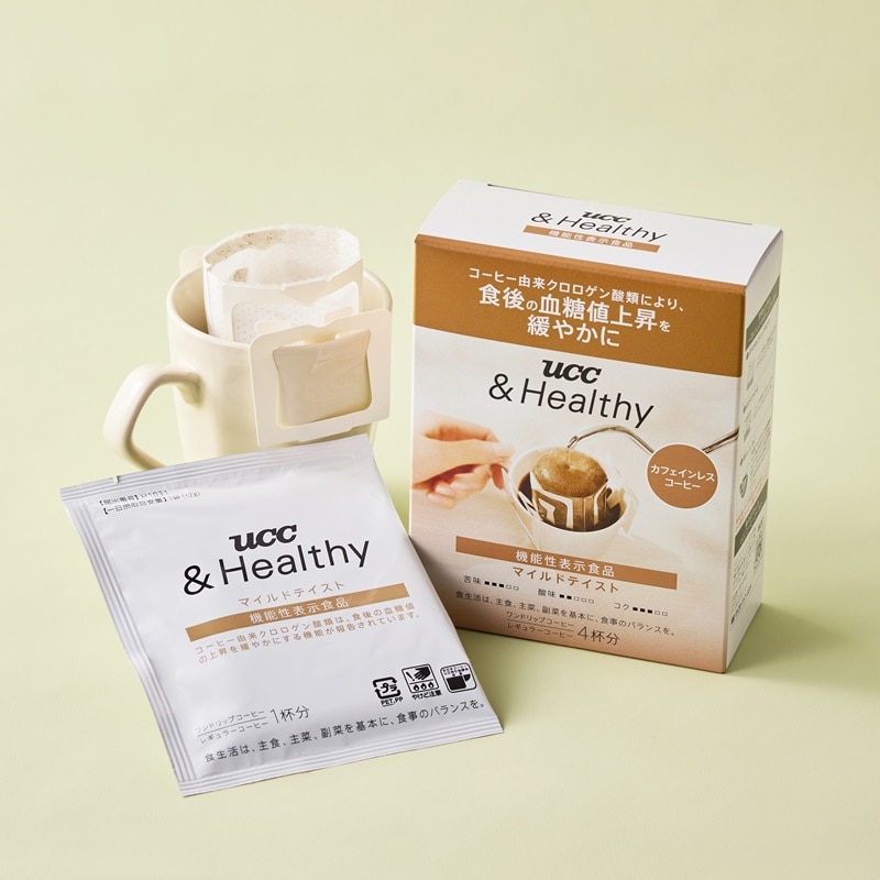 UCC &Healthy マイルドテイスト ワンドリップコーヒー 4杯分（カフェインレス）