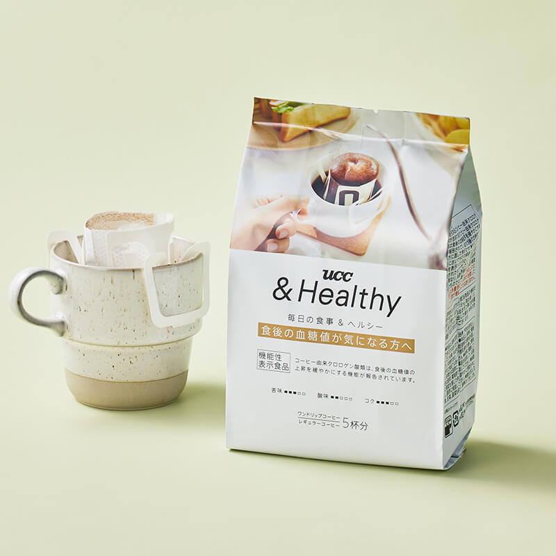 UCC &Healthy 血糖値が気になる方へ ワンドリップコーヒー 5袋 | UCC