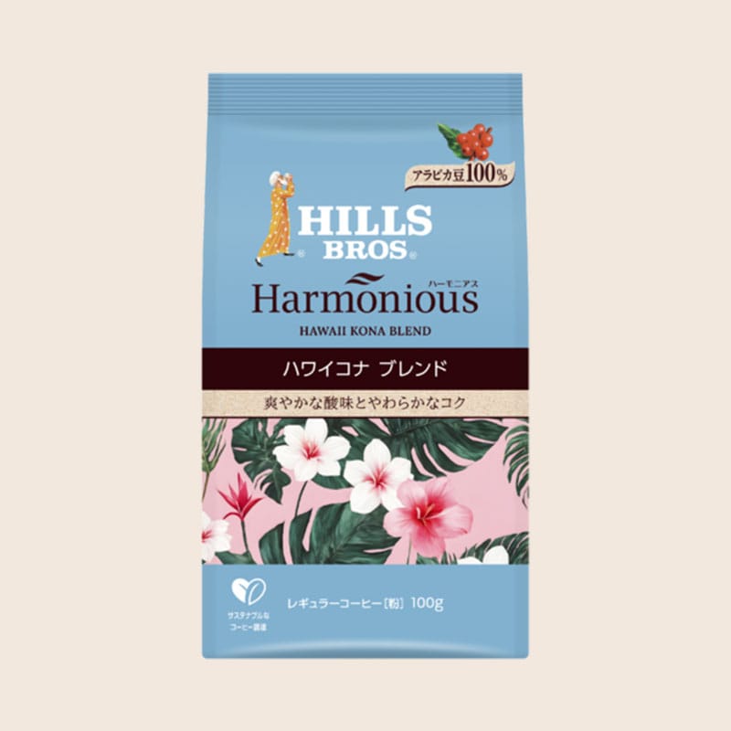 ヒルス ハーモニアス ハワイコナブレンド 100g（粉）