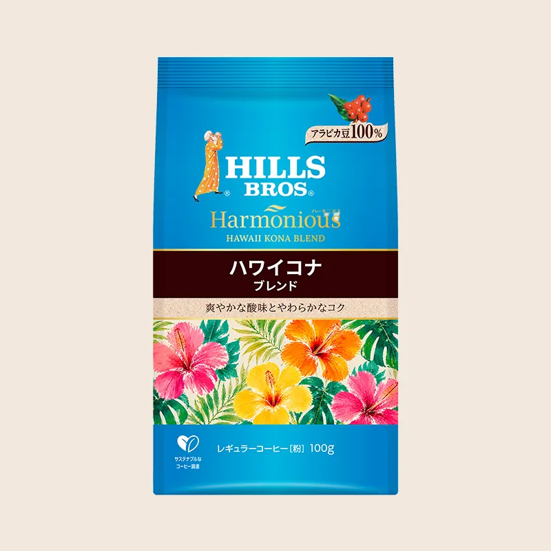 ヒルス ハーモニアス ハワイコナブレンド 100g （粉）