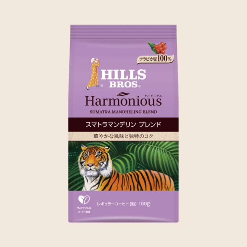 【アウトレット】ヒルス ハーモニアス スマトラマンデリンブレンド 100g（粉）