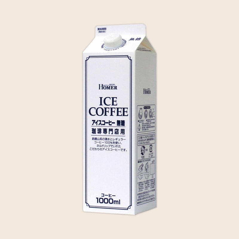 UCC ホーマー (HOMER) アイスコーヒー 無糖 1000ml