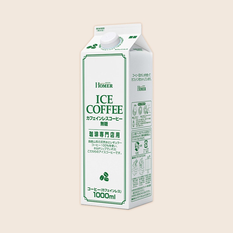 UCC ホーマー (HOMER) カフェインレスコーヒー 無糖 1000ml