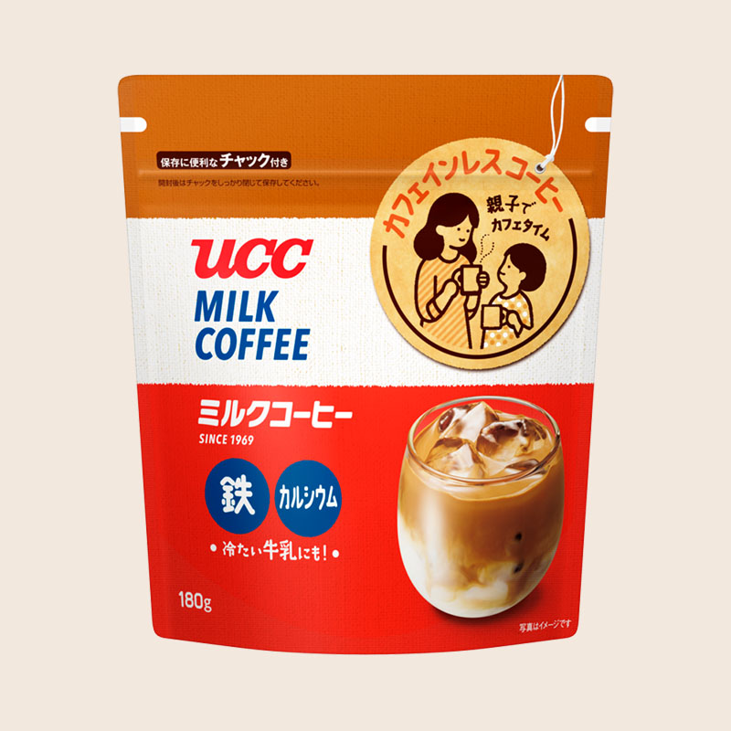 UCC ミルクコーヒー インスタントコーヒー 袋 180g