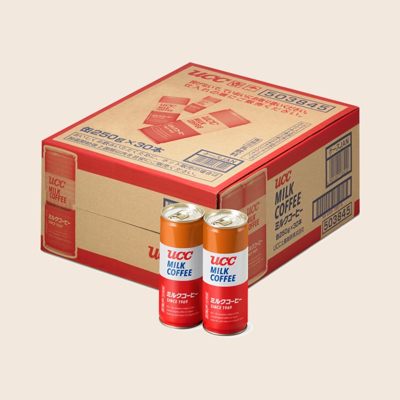 【ケース】UCC ミルクコーヒー 缶 250g×30本