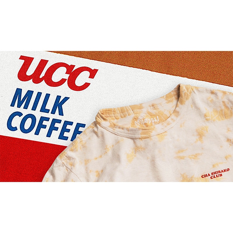 【限定コラボTシャツ】UCC × URBAN RESEARCH CHA SHIBAKO TEE（UCCミルクコーヒーコラボパッケージ）
