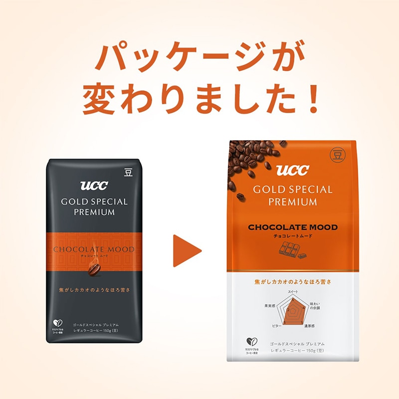 UCC GOLD SPECIAL PREMIUM 炒り豆 チョコレートムード 150g（豆）