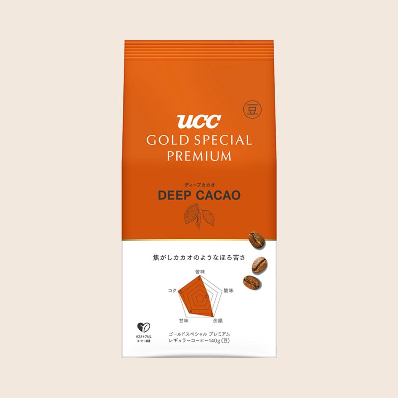 UCC GOLD SPECIAL PREMIUM 炒り豆 ディープカカオ 140g （豆）
