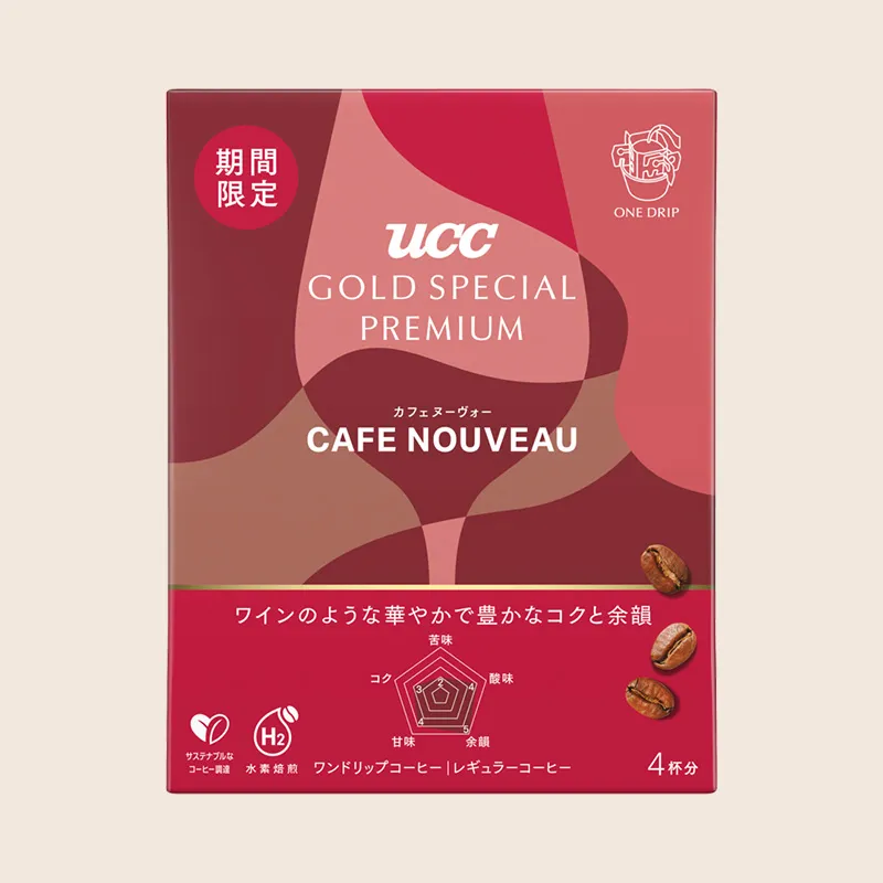 【期間限定】UCC GOLD SPECIAL PREMIUM ワンドリップコーヒー カフェヌーヴォー 4杯分