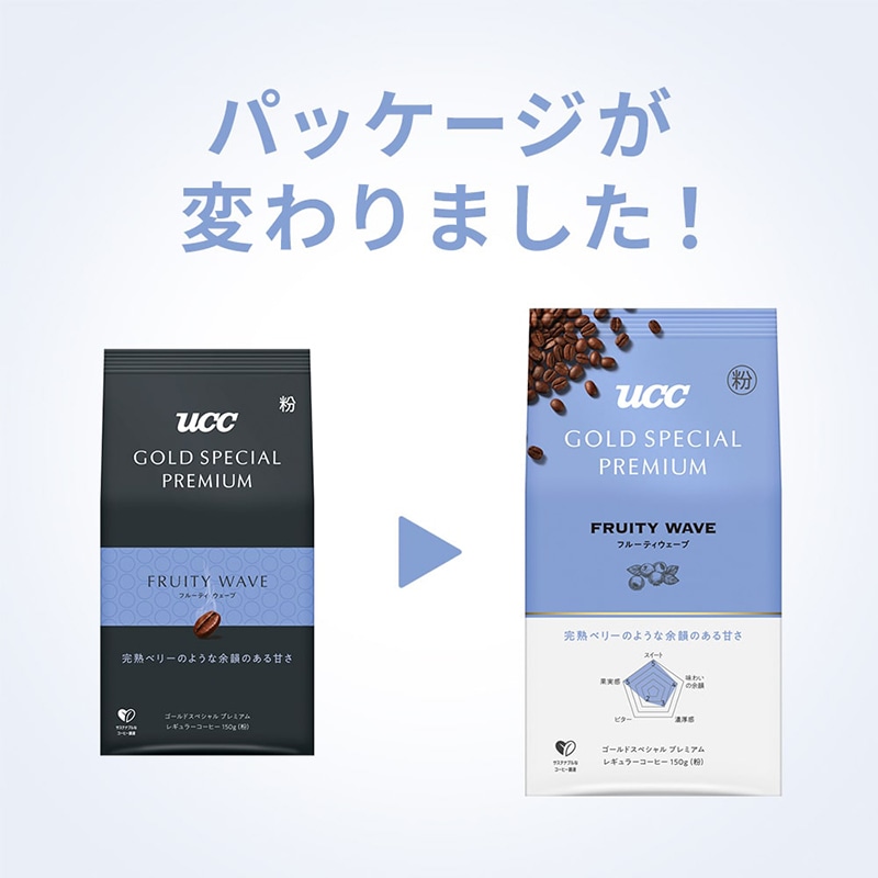 UCC GOLD SPECIAL PREMIUM フルーティウェーブ 150g（粉）