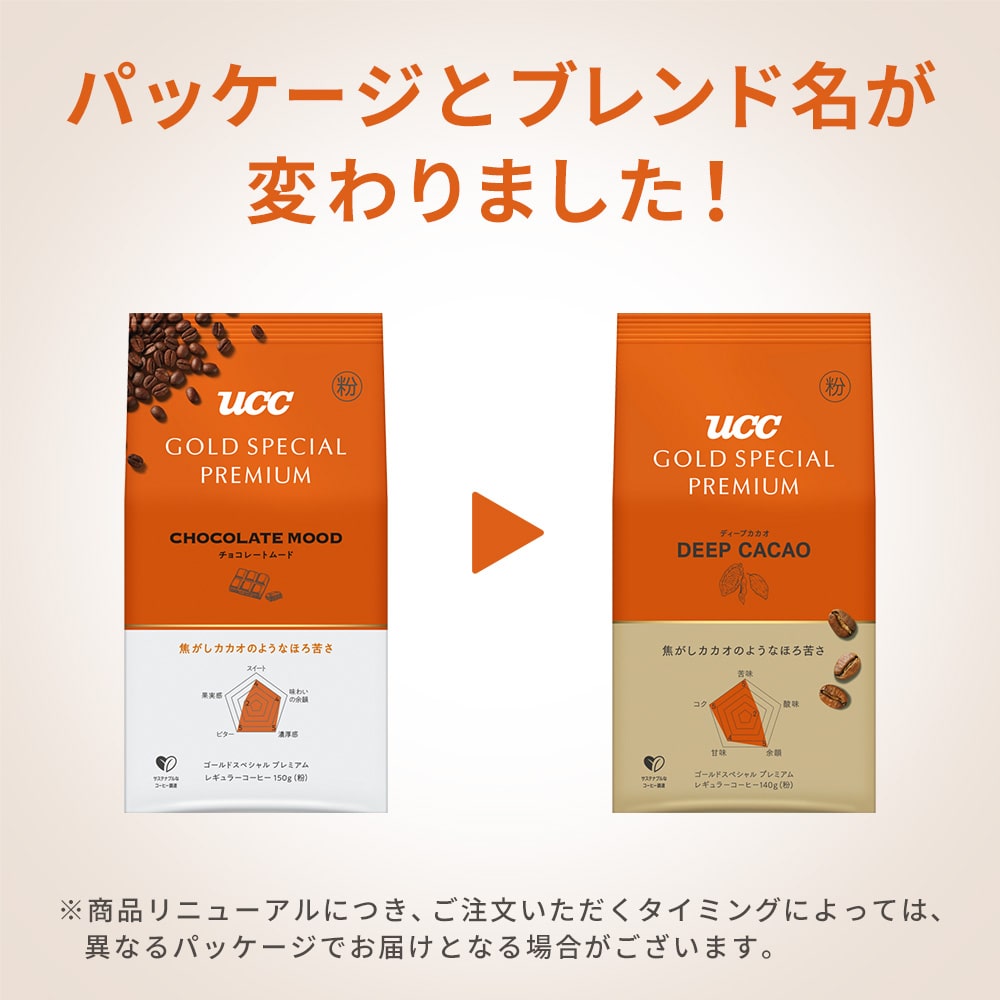 UCC GOLD SPECIAL PREMIUM ディープカカオ 140g （粉）