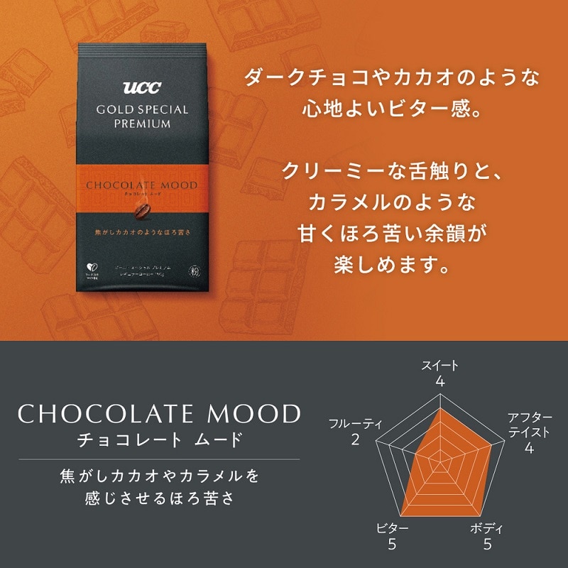 UCC GOLD SPECIAL PREMIUM チョコレートムード 150g（粉）