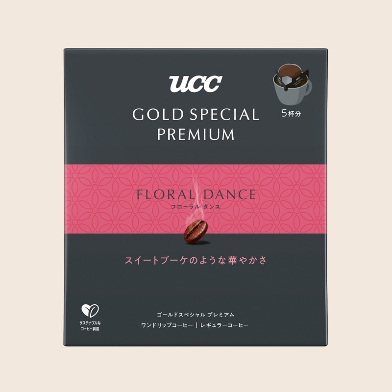 UCC GOLD SPECIAL PREMIUM ワンドリップコーヒー フローラルダンス 5杯