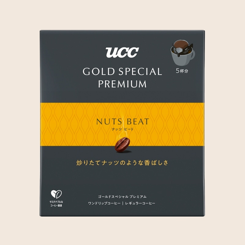 UCC GOLD SPECIAL PREMIUM ワンドリップコーヒー ナッツビート 5杯分