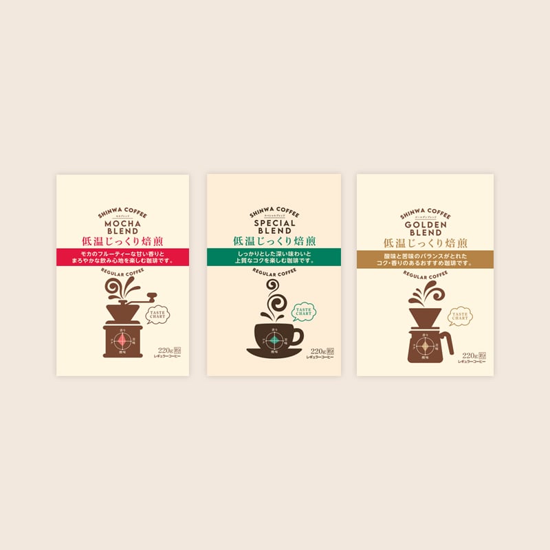 進和 低温じっくり焙煎 アソートセット（粉）