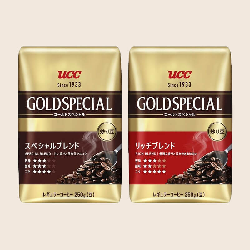 UCC ゴールドスペシャル コーヒー豆 2種セット