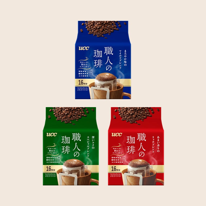 UCC 職人の珈琲ワンドリップコーヒー16杯 3種セット