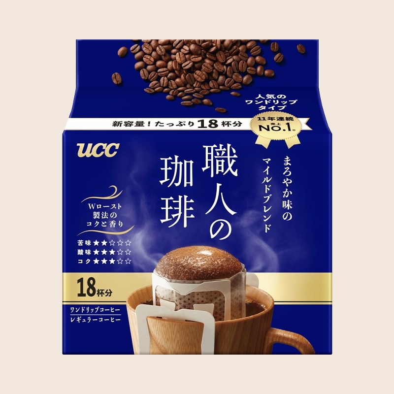 UCC 職人の珈琲 ワンドリップコーヒー3種セット(18杯×3種 計54杯）