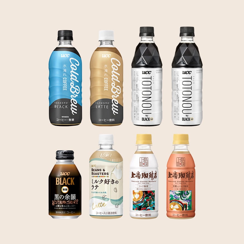 UCC コーヒー飲料 パーソナルサイズ お試しセット(PET/缶)