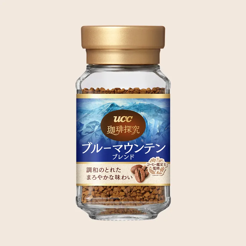 【まとめてお得】UCC 珈琲探究 ブルーマウンテンブレンド インスタントコーヒー 45g×6個